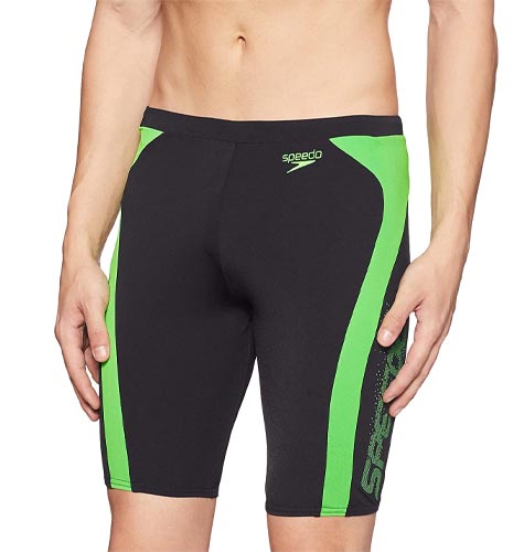 Speedo Male Swimwear Logo Graphic Splice Jammer
